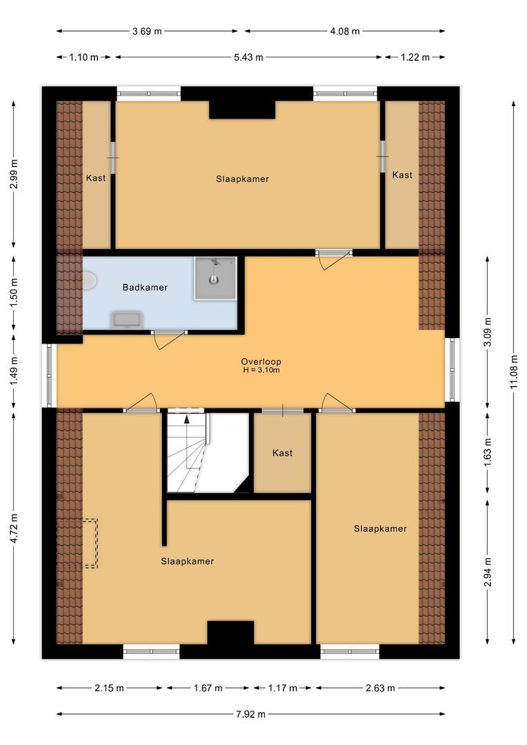 Westerweg 48, Purmerend plattegrond-49