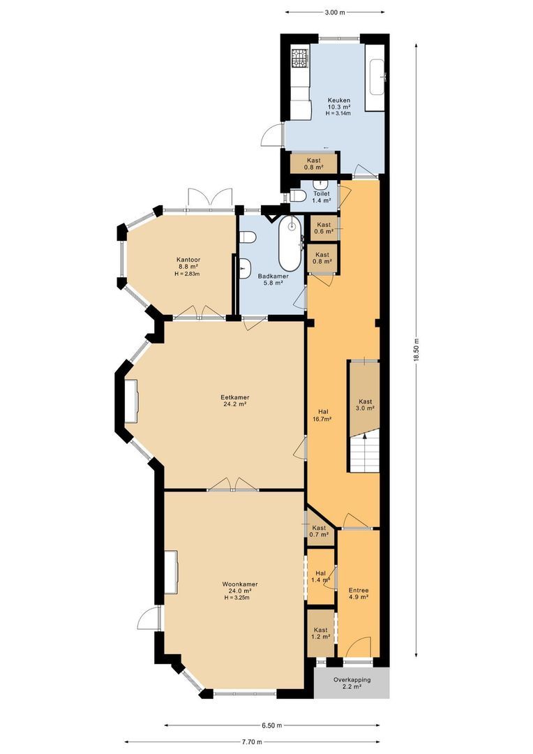 Heuvellaan 8, Hilversum plattegrond-41