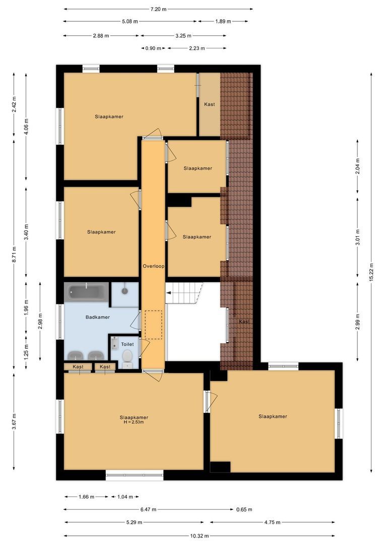 Lede 37, Rotterdam plattegrond-47