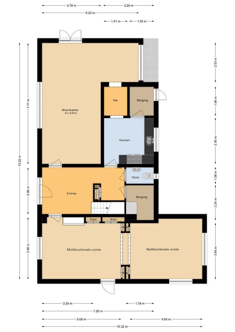 Lede 37, Rotterdam plattegrond-47