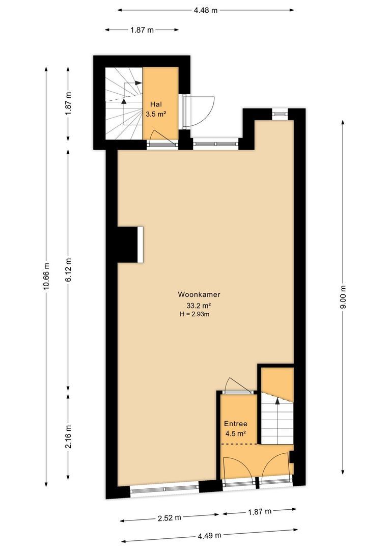 Langestraat 66, Amsterdam plattegrond-45