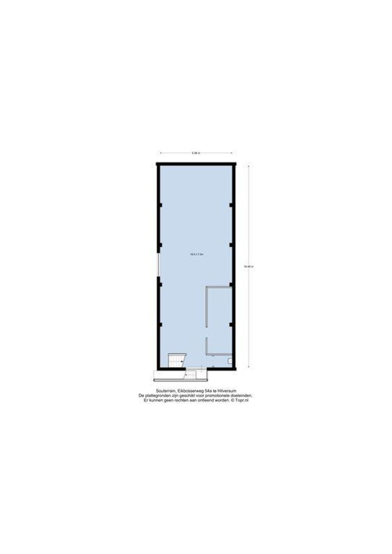 Eikbosserweg 54 A, Hilversum plattegrond-1