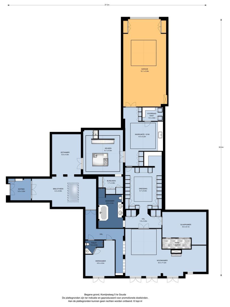Komijnsteeg 5 a, Gouda plattegrond-44