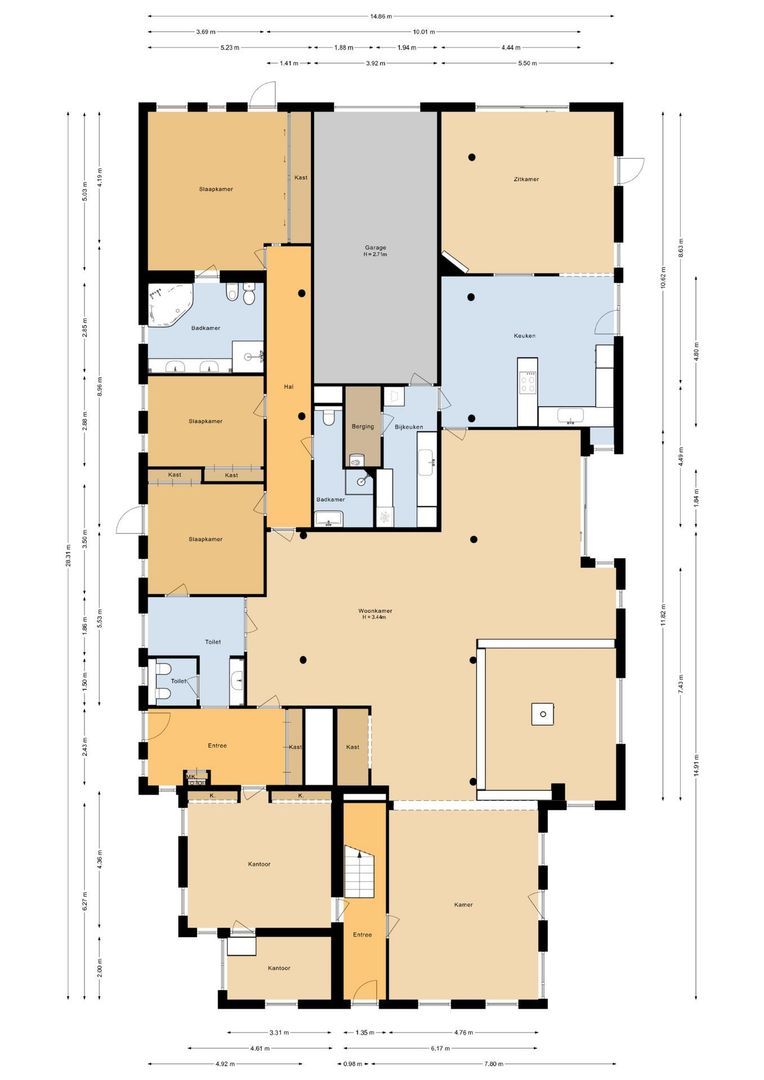 Veenhof 6, Gieten plattegrond-73
