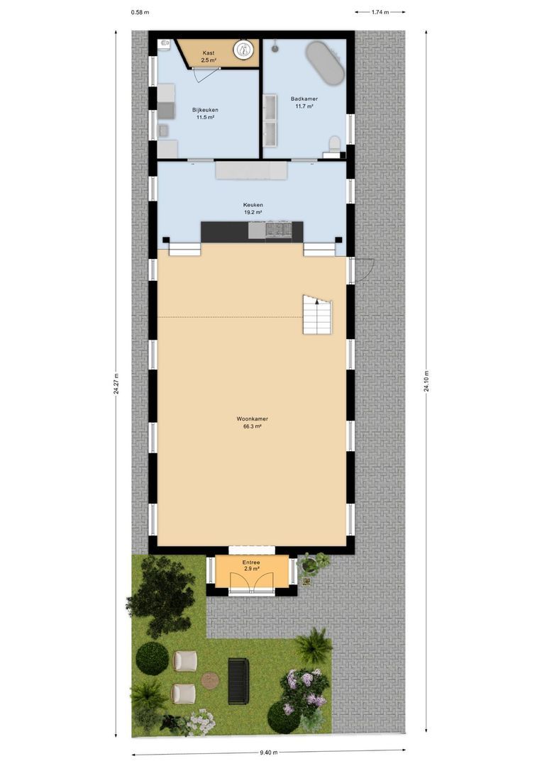 Hoogakkerlaan 50, Apeldoorn plattegrond-44