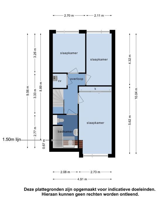 Chopinstraat 89, Lisse plattegrond-12