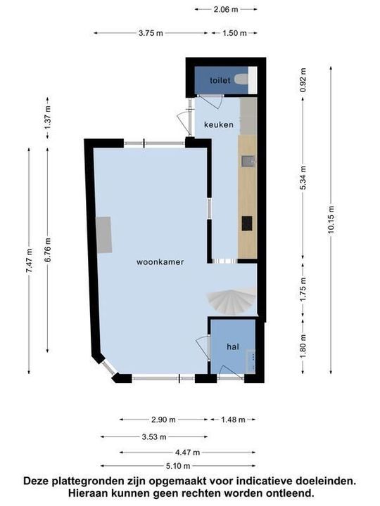 Wilhelminastraat 1, Lisse plattegrond-16