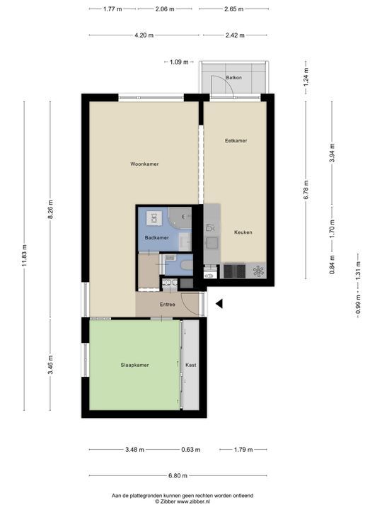 Braambos 13, Noordwijkerhout plattegrond-19