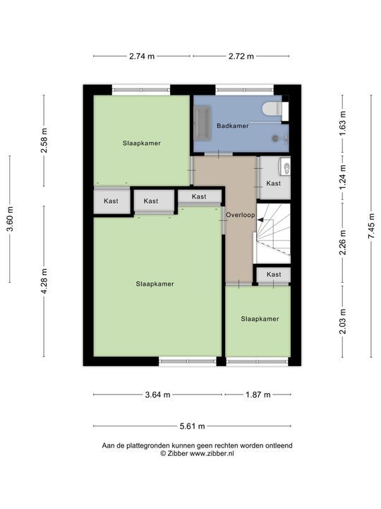 Gladiolenstraat 32, Sassenheim plattegrond-21
