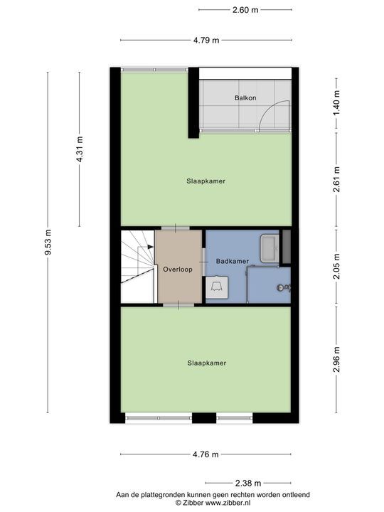Spankerstraat 23, Lisse plattegrond-16