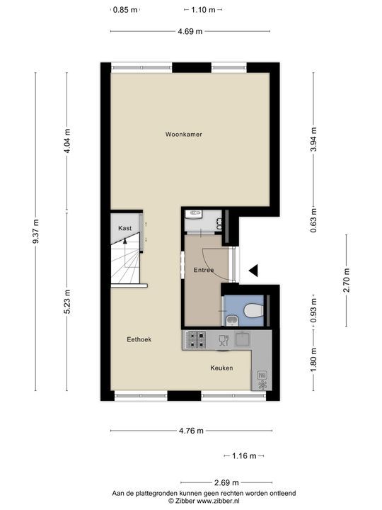 Spankerstraat 23, Lisse plattegrond-16