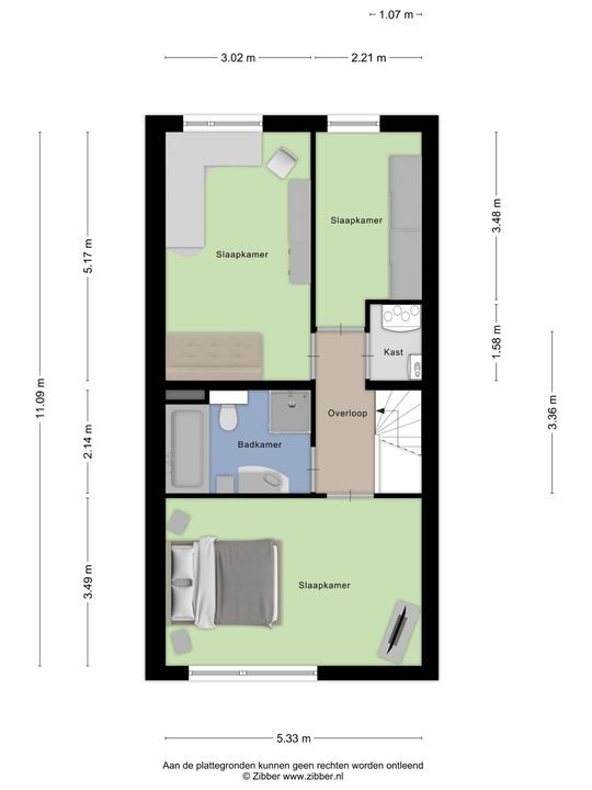 Strausslaan 49, Nieuw-Vennep plattegrond-32