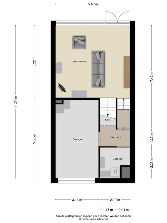 Strausslaan 49, Nieuw-Vennep plattegrond-32
