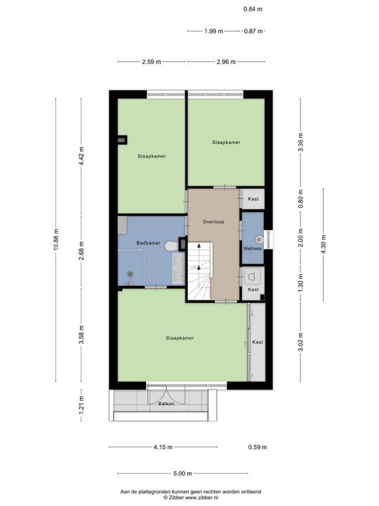 Zwaluwstraat 14, Lisse plattegrond-72