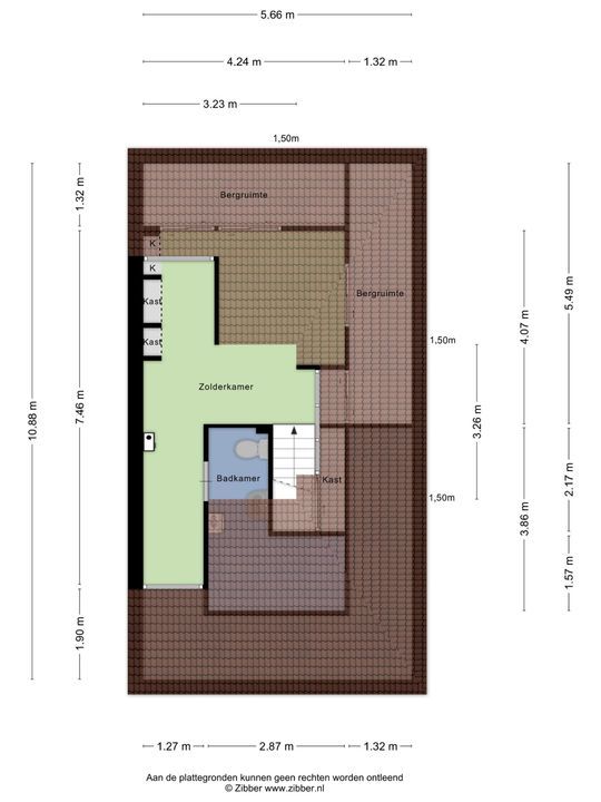 Zwaluwstraat 14, Lisse plattegrond-72