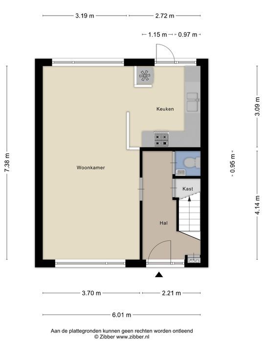 de Ruijterstraat 5, Lisse plattegrond-36