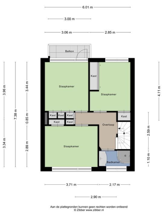 de Ruijterstraat 5, Lisse plattegrond-36