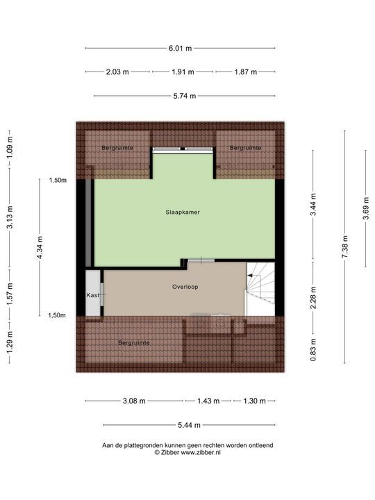 de Ruijterstraat 5, Lisse plattegrond-36