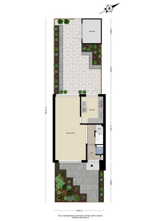 Jacob Marislaan 22, Hillegom plattegrond-30