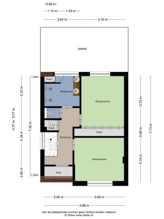 Kanaalstraat 197, Lisse plattegrond-41