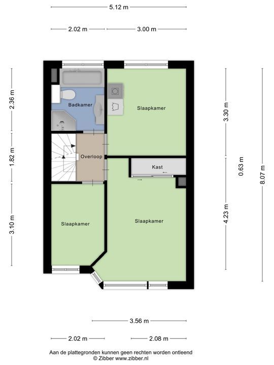 Zwanebloem 1, Woubrugge plattegrond-43
