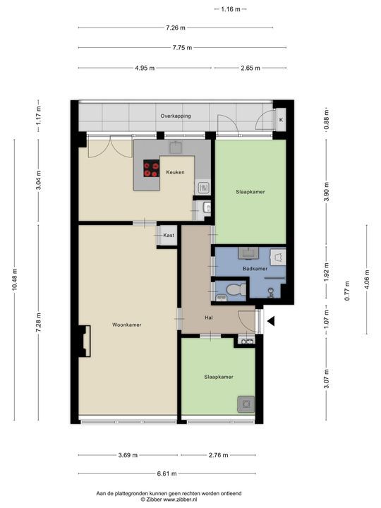 Kanaalstraat 106 B, Lisse plattegrond-29