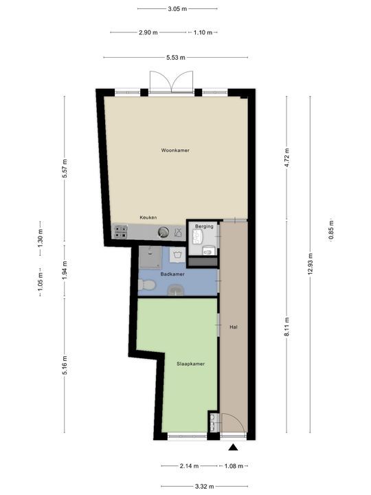Heereweg 197 B, Lisse plattegrond-32
