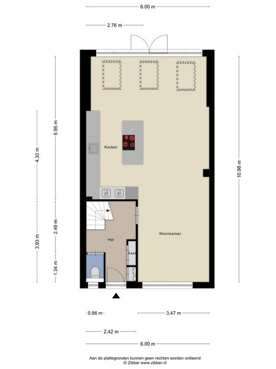 Kagervoorde 7, Sassenheim plattegrond-28