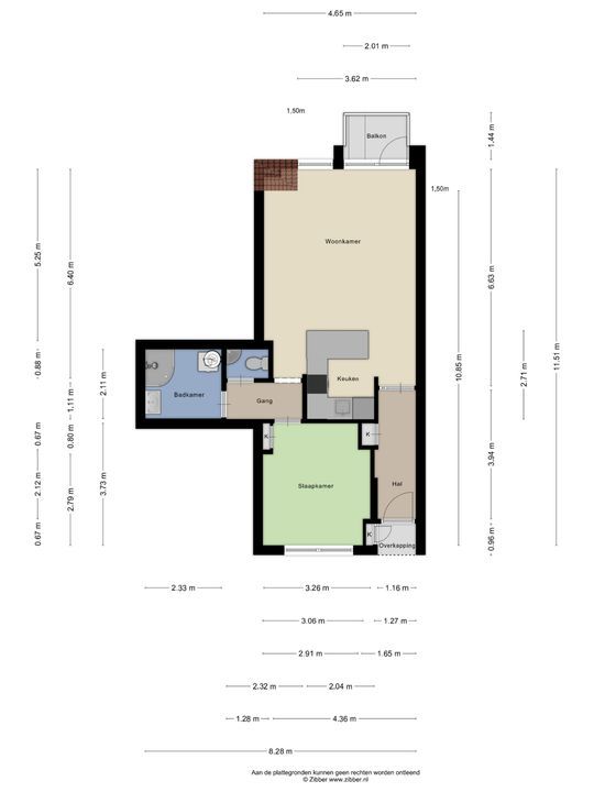 Kanaalstraat 98 B, Lisse plattegrond-23
