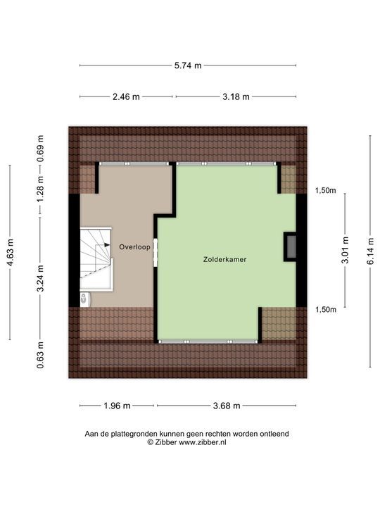 Van Lennepstraat 59, Alphen Aan Den Rijn plattegrond-21