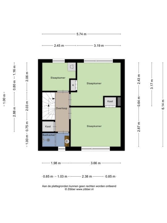 Van Lennepstraat 59, Alphen Aan Den Rijn plattegrond-21