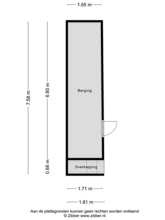 Van Lennepstraat 59, Alphen Aan Den Rijn plattegrond-21