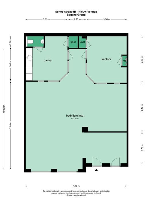 Schoolstraat 9 B, Nieuw-Vennep plattegrond-6