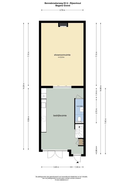 Bennebroekerweg 93 U, Rijsenhout plattegrond-12