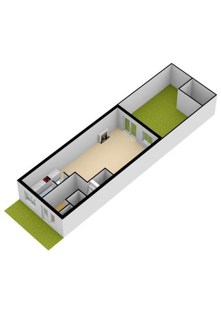 Nieuwe Voorstraat 36, Noordwijk plattegrond-4