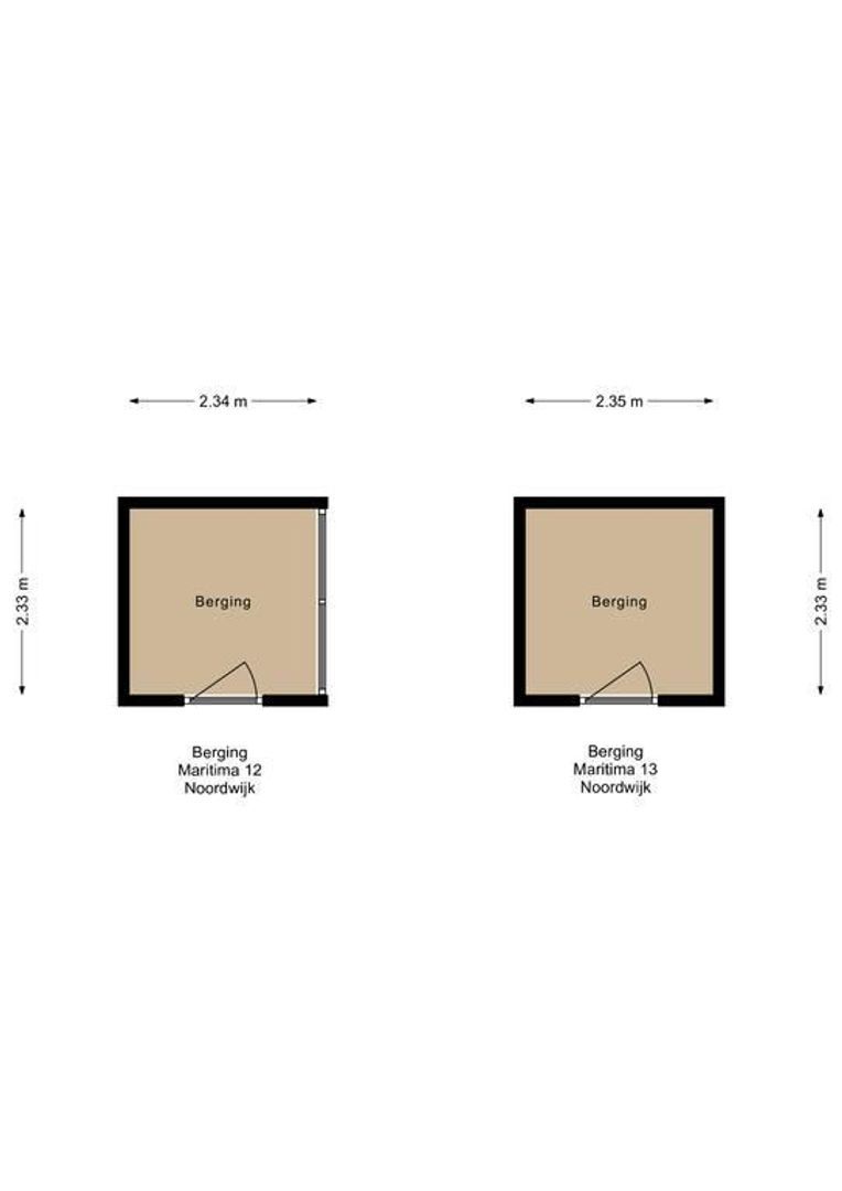 Maritima 12 13, Noordwijk plattegrond-2