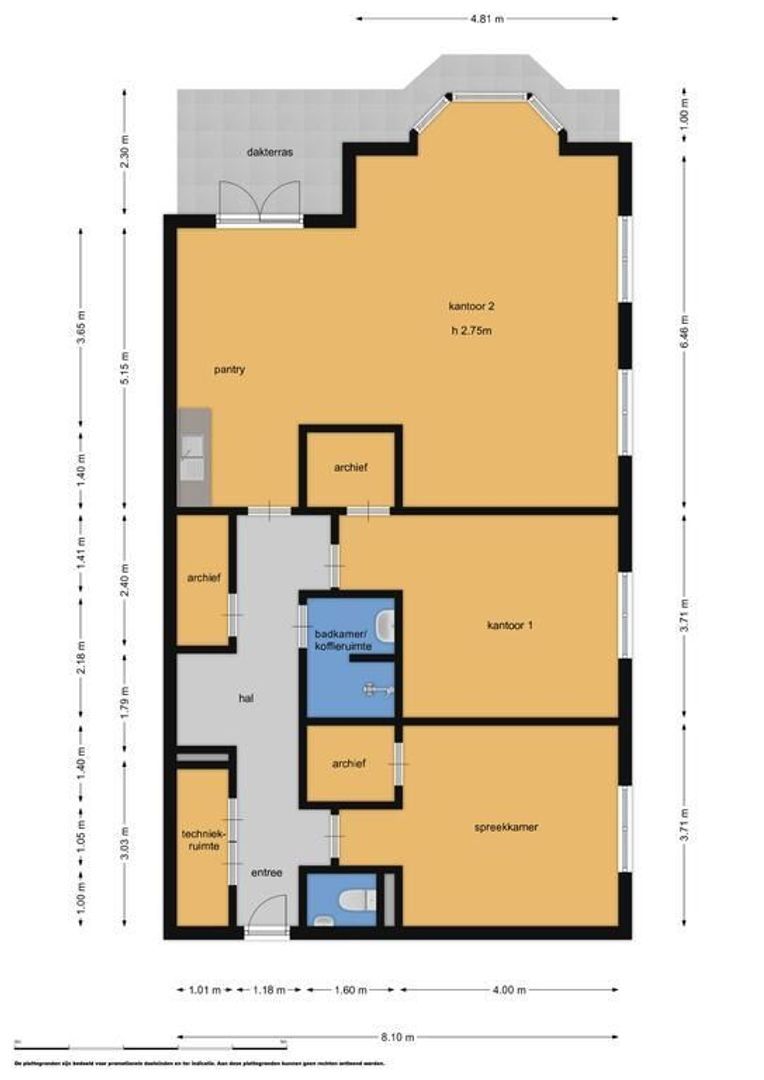Max Liebermannstraat 18 B, Noordwijk plattegrond-0