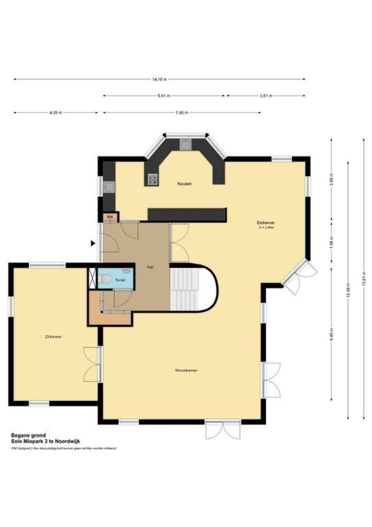 Sole Miopark 3, Noordwijk plattegrond-1