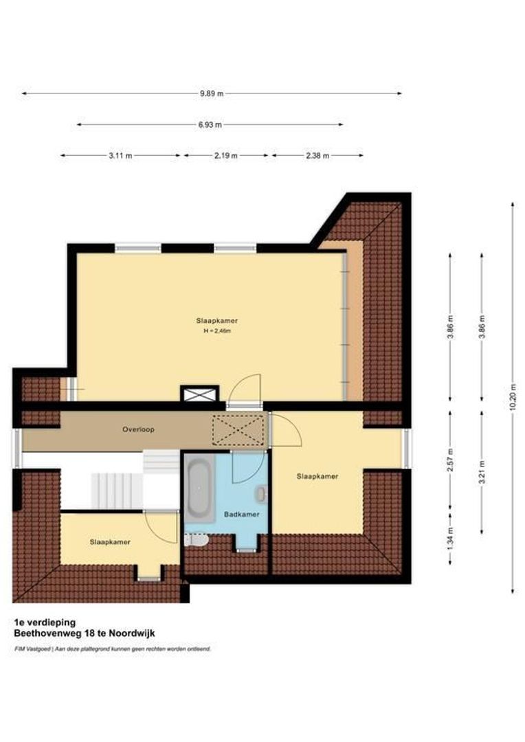 Beethovenweg 18, Noordwijk plattegrond-2