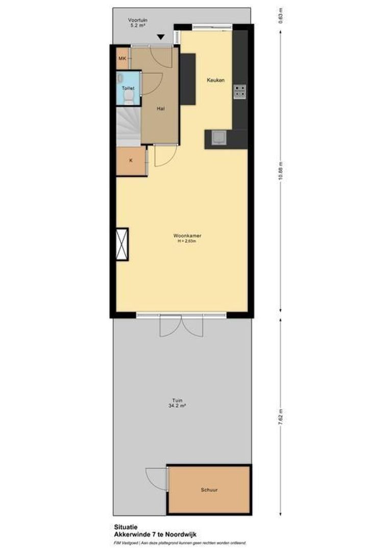 Akkerwinde 7, Noordwijk plattegrond-0