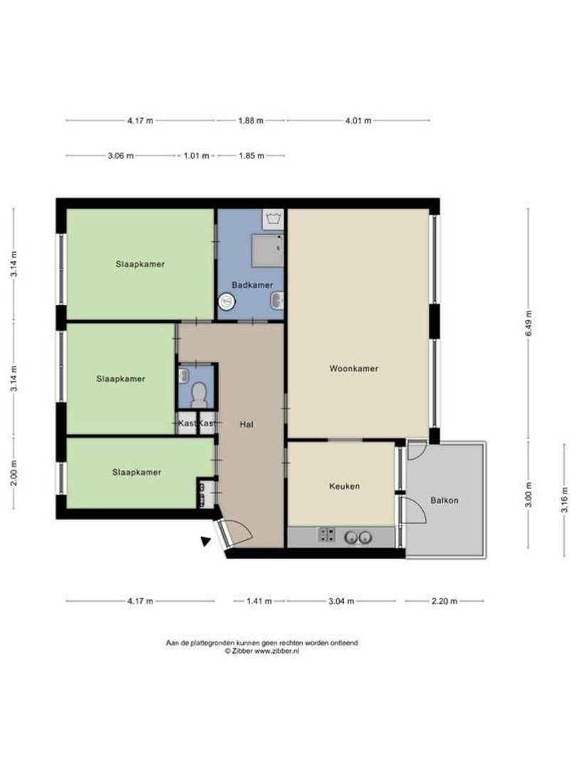 Beeklaan 146, Noordwijk plattegrond-0
