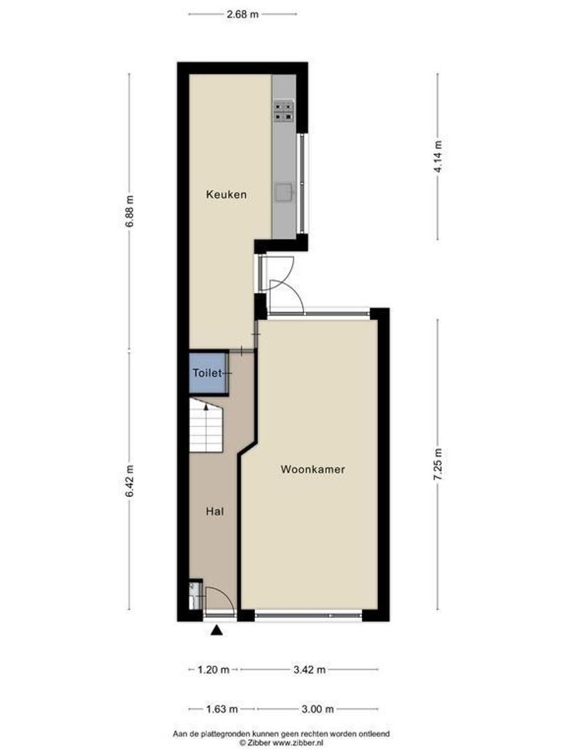 Schoolstraat 9 a, Noordwijk plattegrond-1