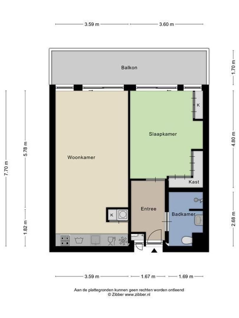 Duindistel 54, Noordwijk plattegrond-0