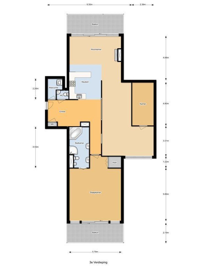 Strandwijck 12, Noordwijk plattegrond-0