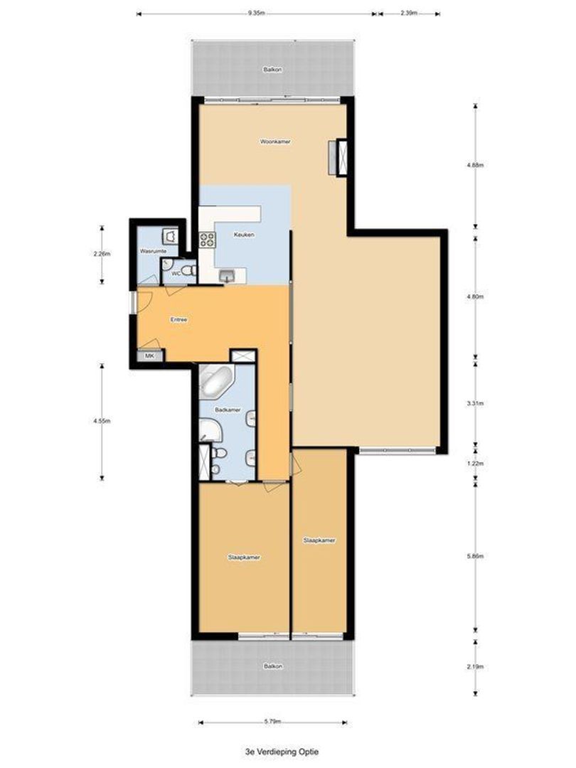 Strandwijck 12, Noordwijk plattegrond-1