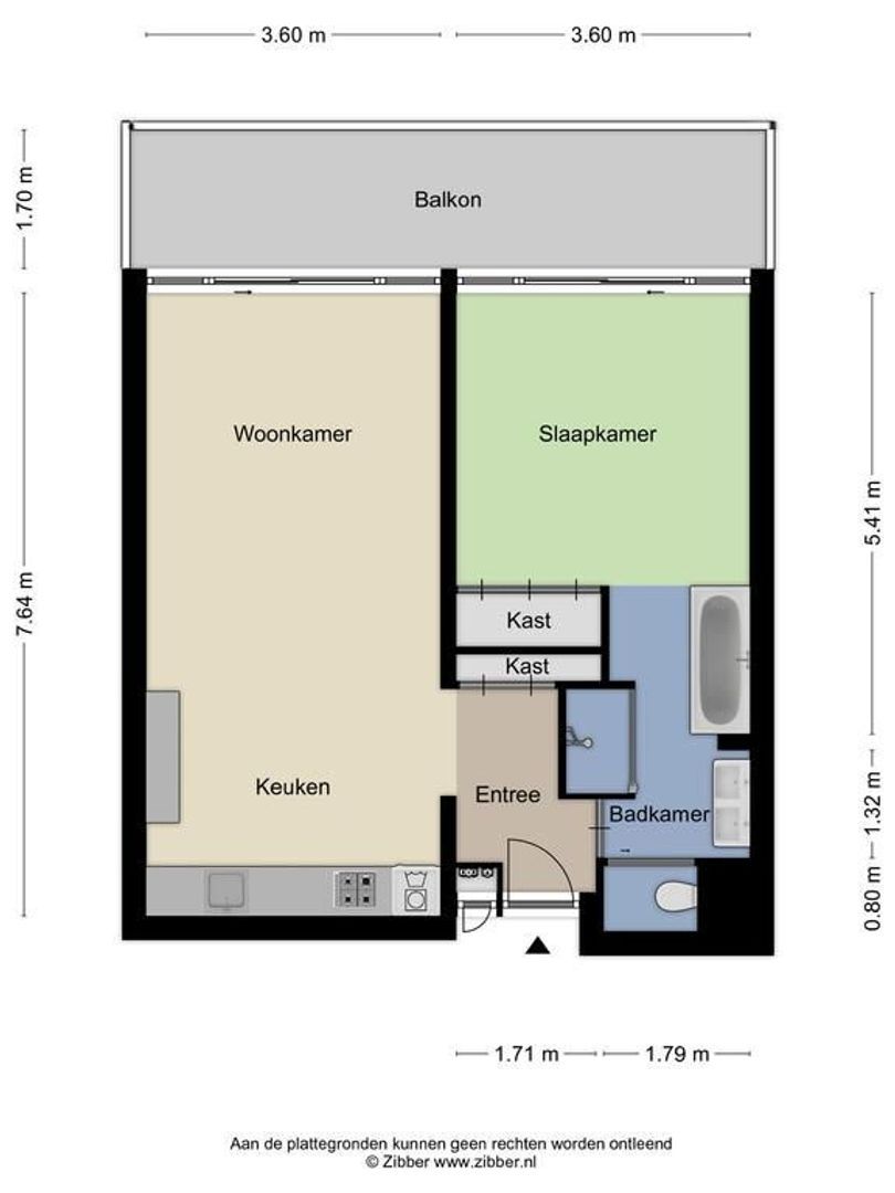 Duinroos 17, Noordwijk plattegrond-0