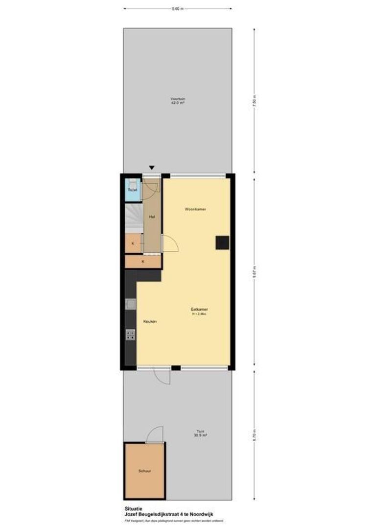 Jozef Beugelsdijkstraat 4, Noordwijk plattegrond-0