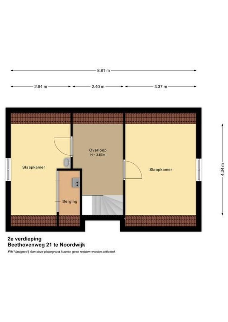 Beethovenweg 21, Noordwijk plattegrond-3