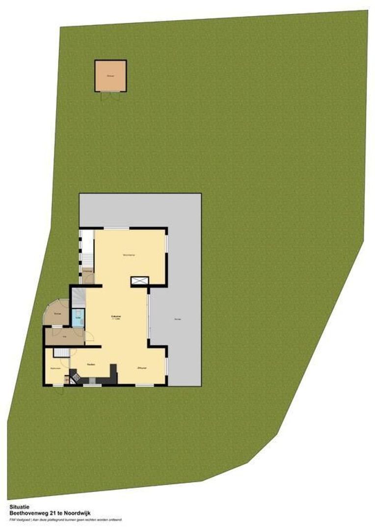 Beethovenweg 21, Noordwijk plattegrond-0
