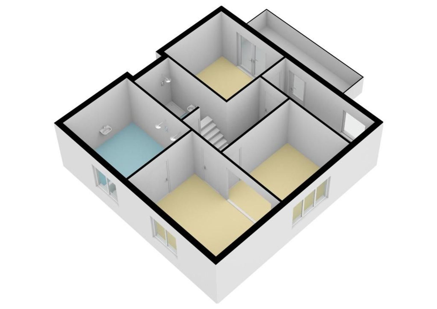 Beethovenweg 21, Noordwijk plattegrond-9